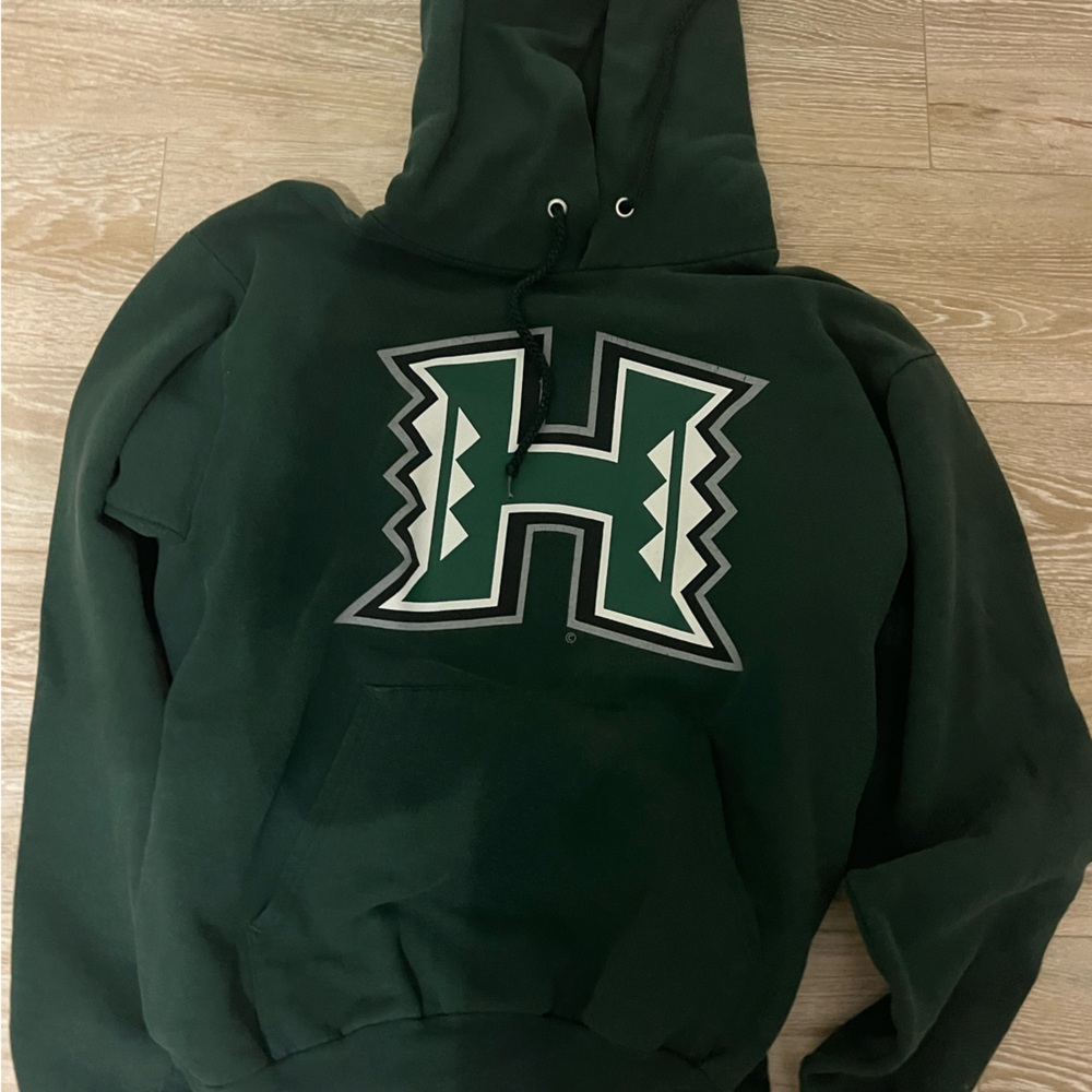 University of Hawaii Green Size Small Hoodie (Hanes)